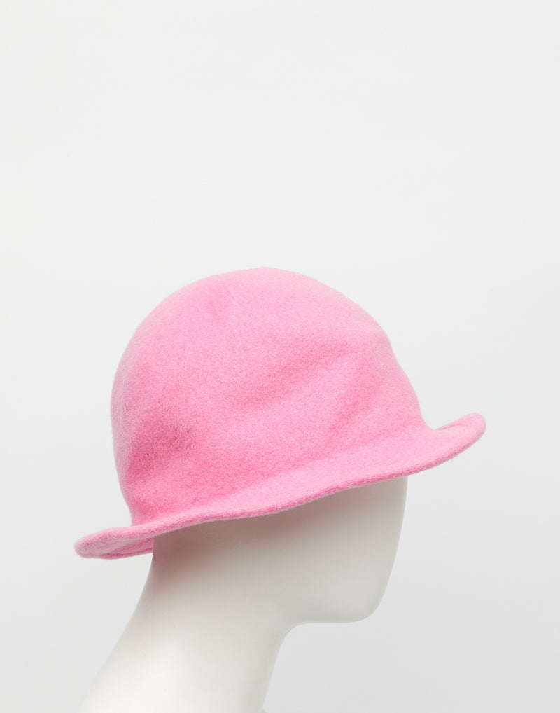 Light Pink Lazy Small + Felt Hat