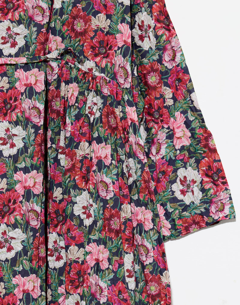 Red & Pink Floral Cotton Newpride Lavato Dress