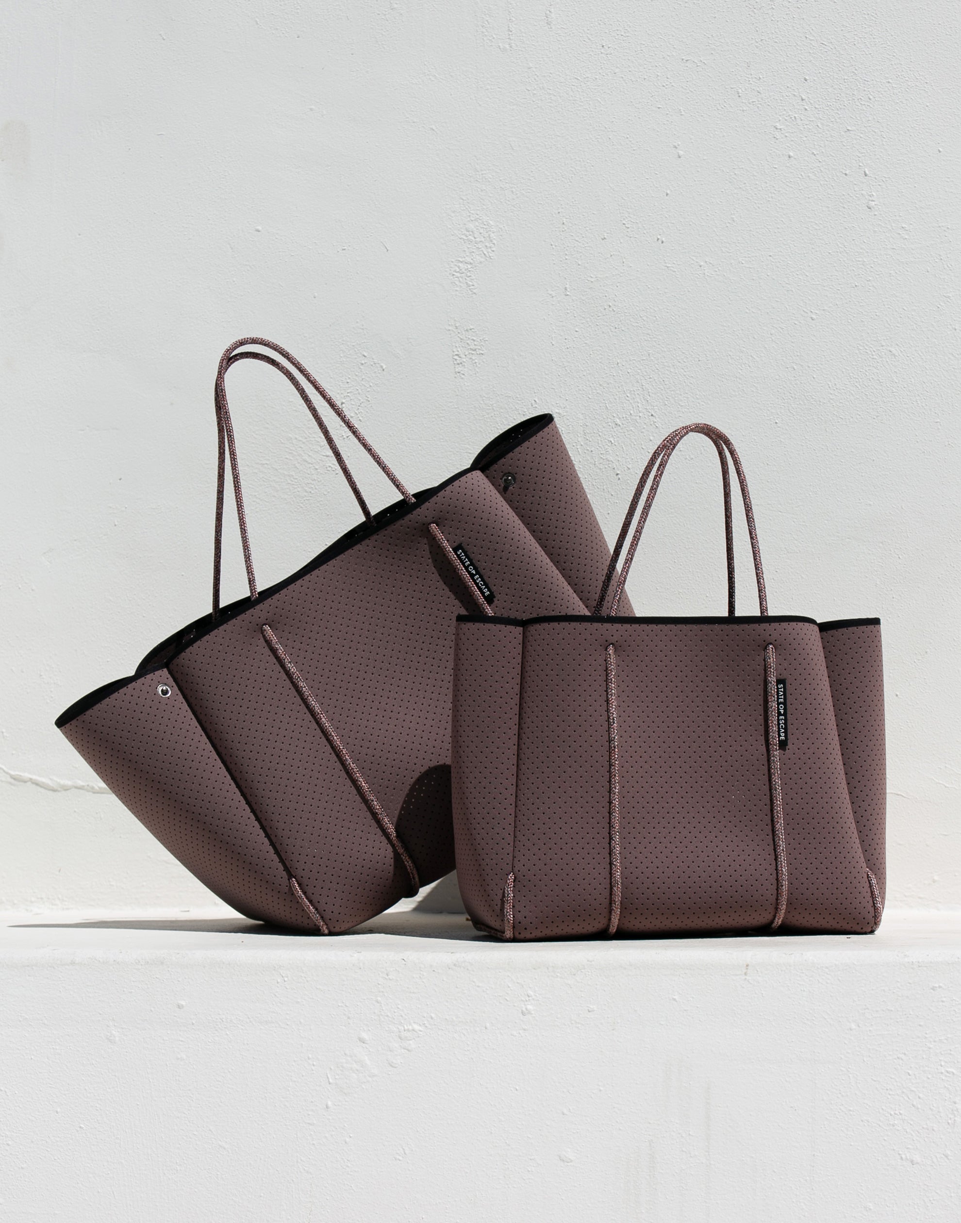 Peppercorn & Espresso Dual Tone Escape Tote