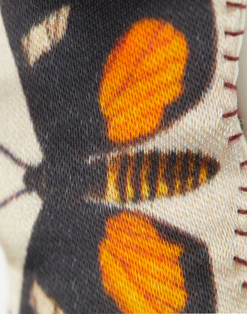 Butterfly Cotton & Silk Brooch