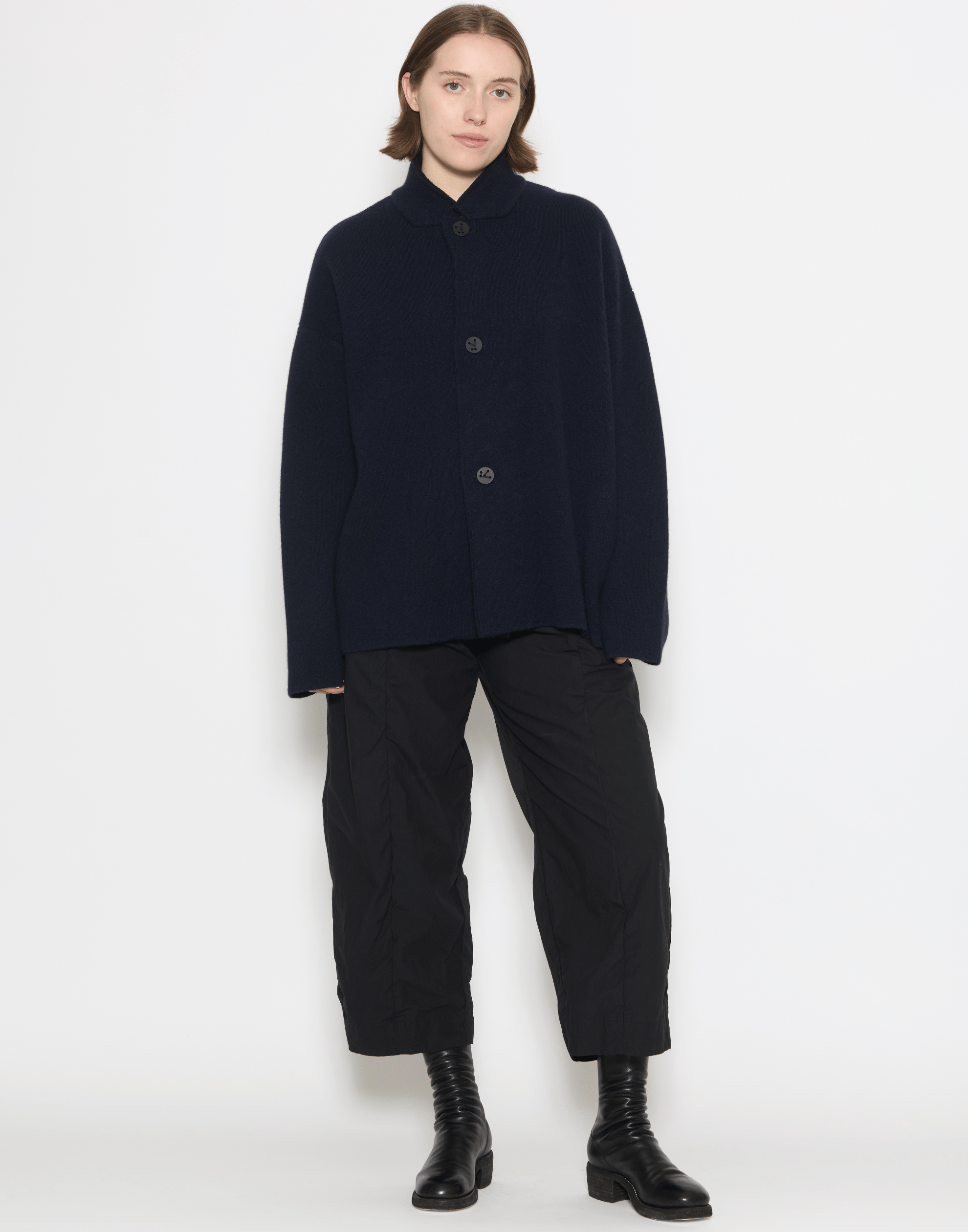 Ocean Blue Cashmere Wind Jacket