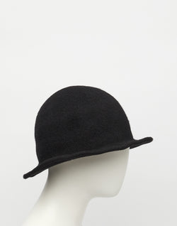 Black Lazy Small + Felt Hat