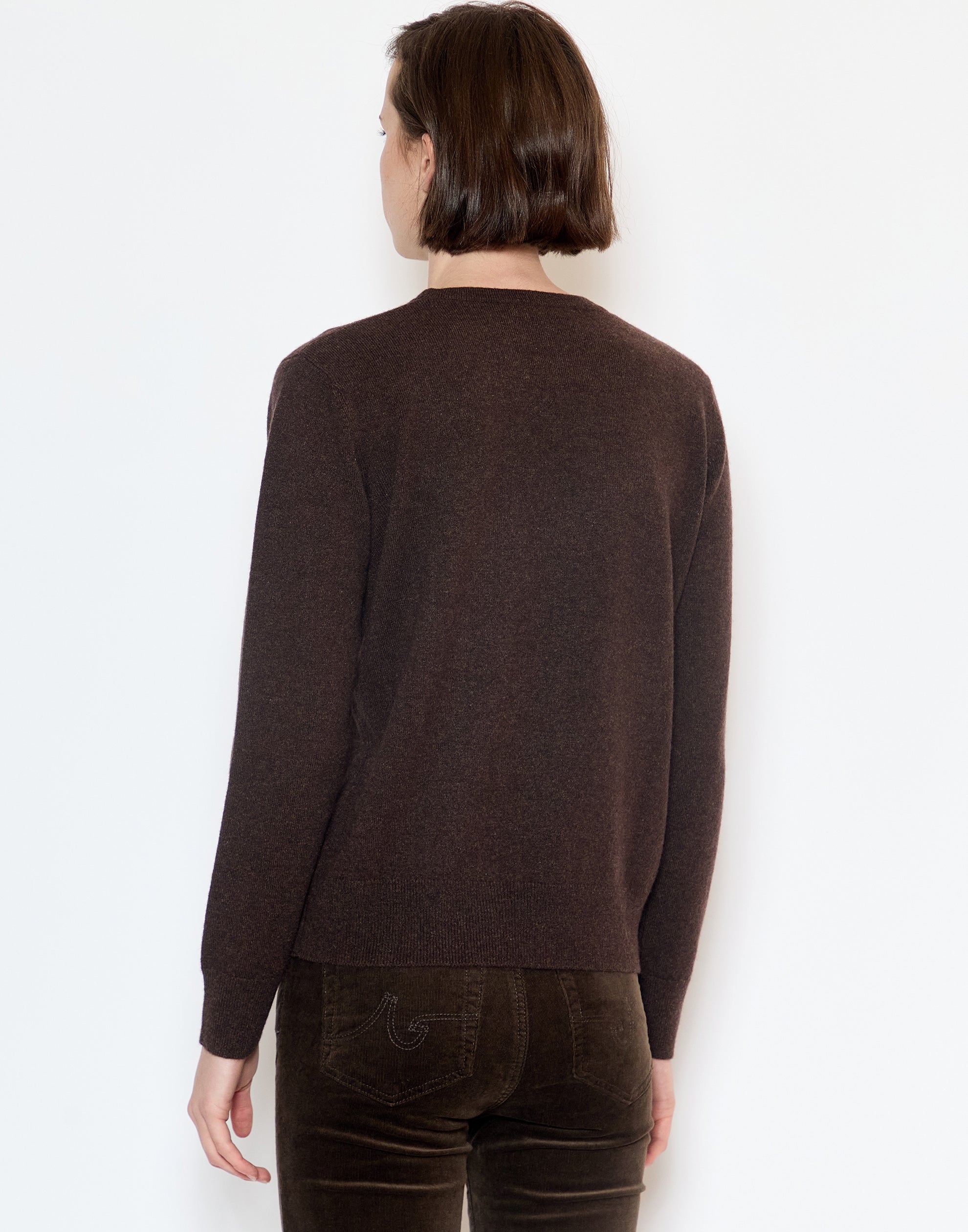 Chocolate Cashmere Essential Pullover