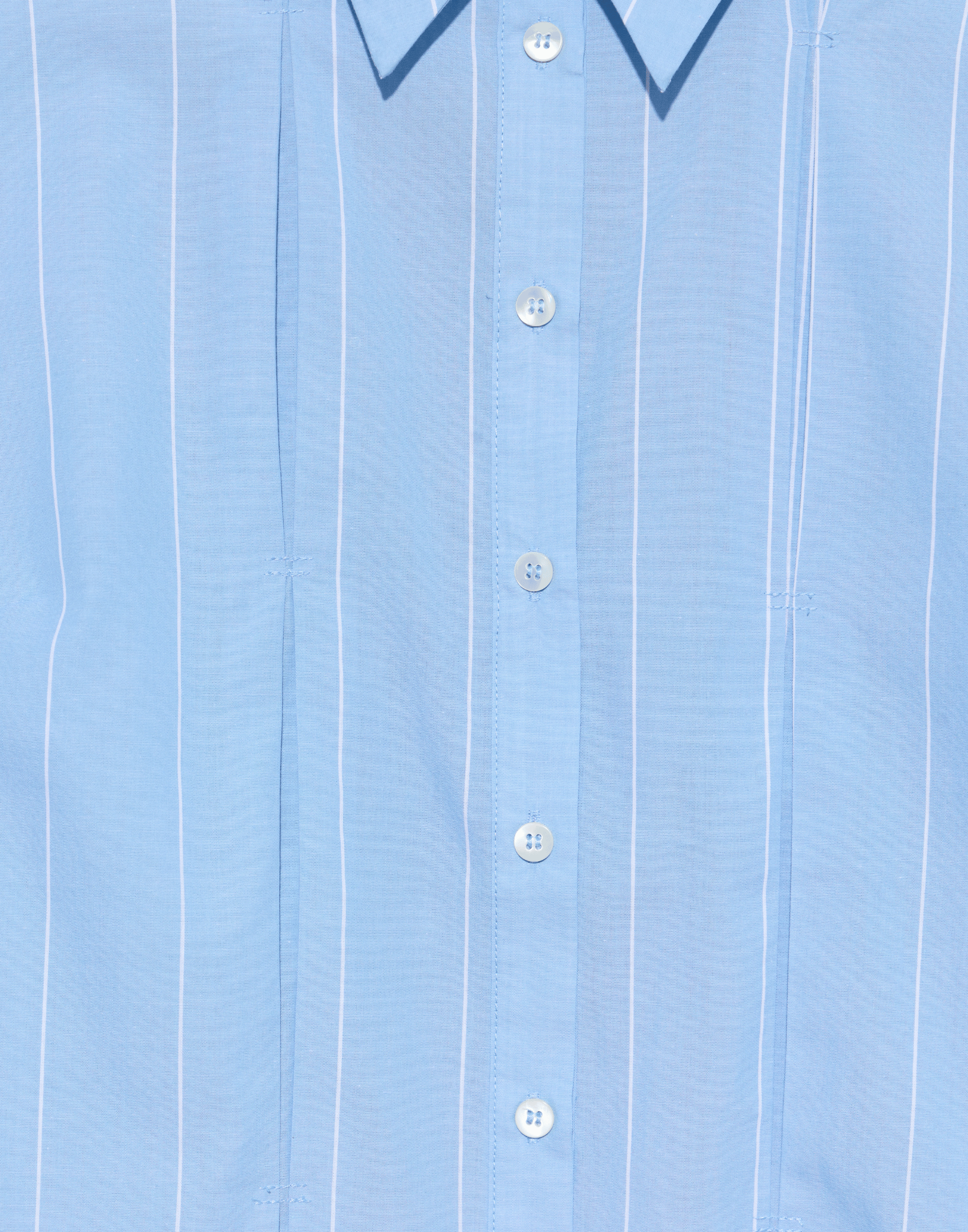 Chambray Pinstripe Cotton Lolly Dress