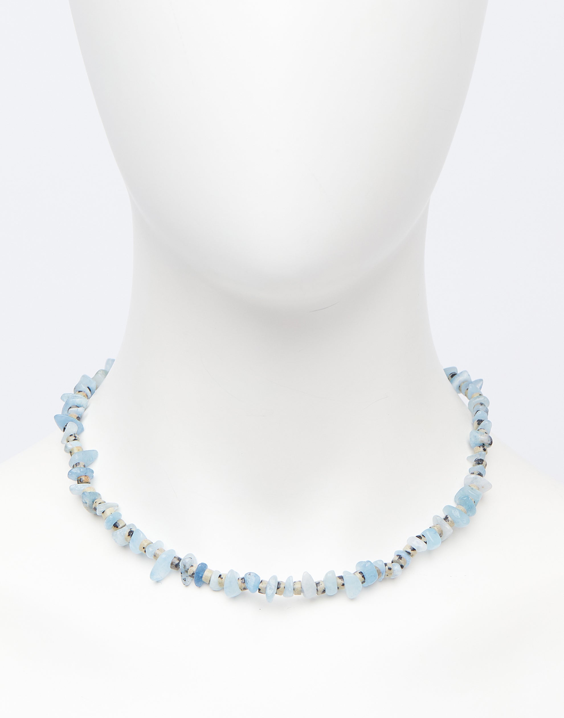 Aquamarine & Jasper Dakota Necklace