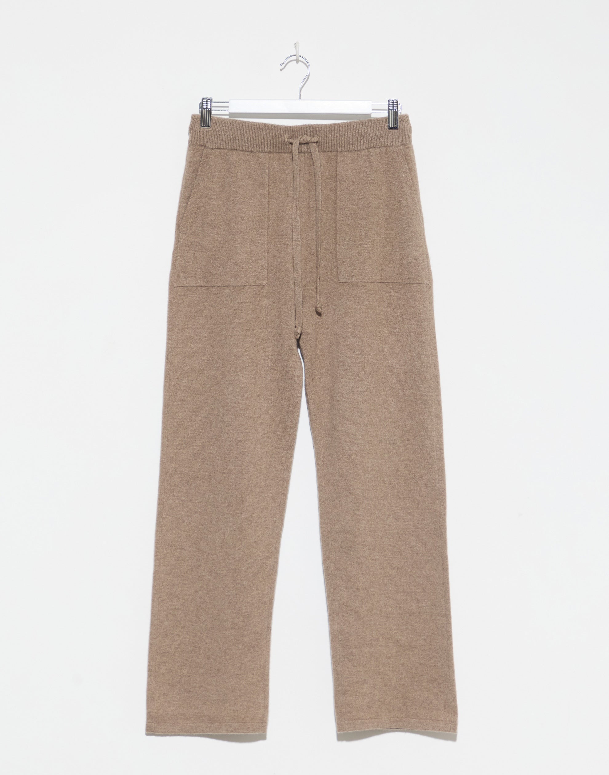 Shiitake Raw Cashmere Pocketed Pants