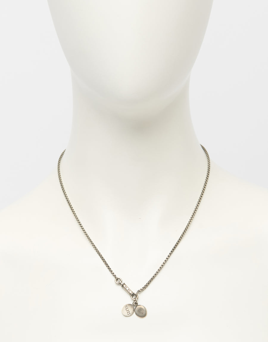 Silver Medallion Symbol Necklace