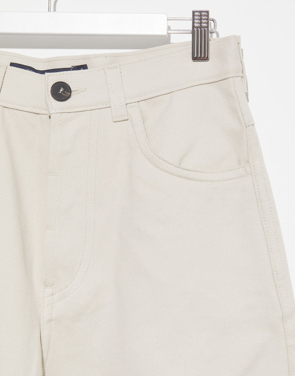 Pearl Cotton 5-Pocket Peggy Jeans