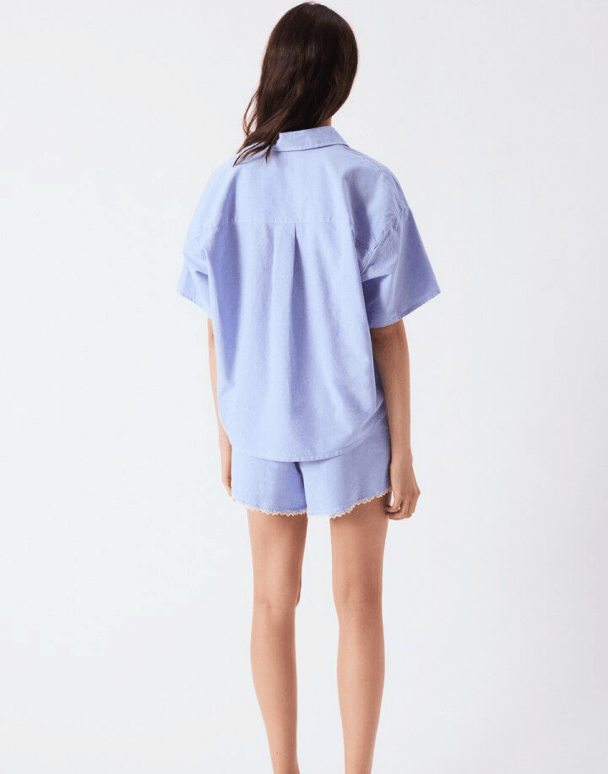 Azure Cotton Feoly Shirt