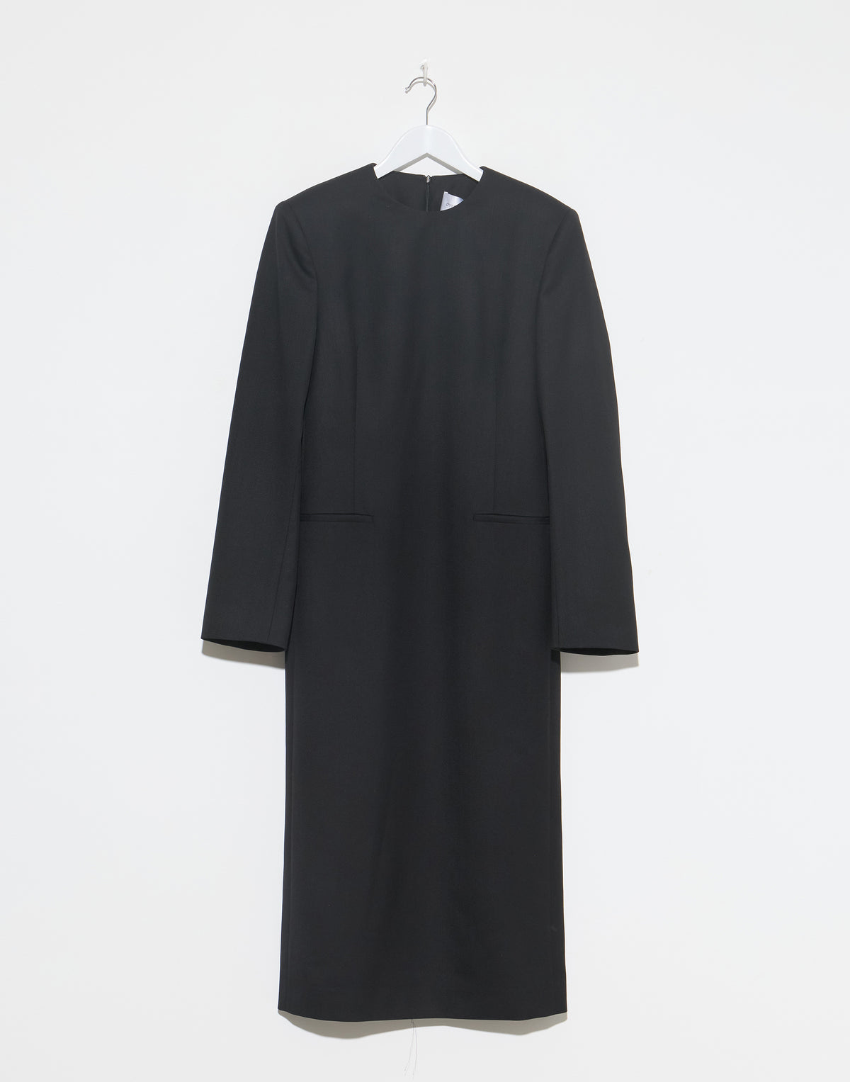 Black Silk & Wool Dina Tailored Dress