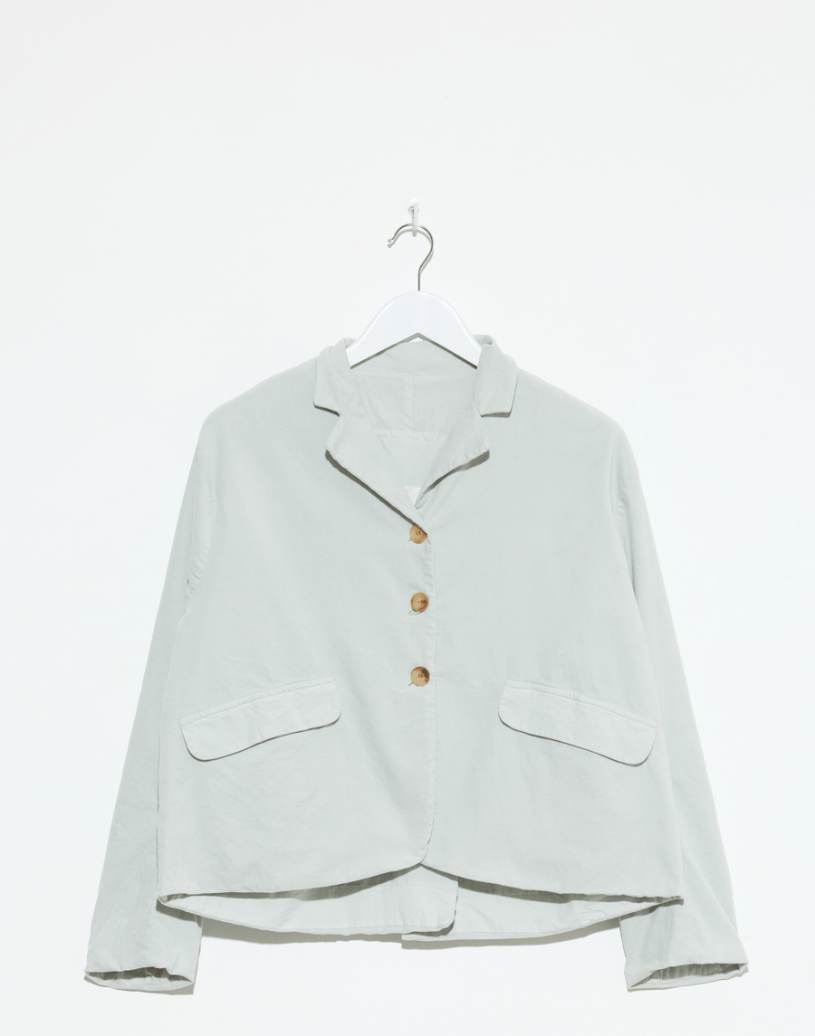 Pearl Cotton Velvet Viera Jacket