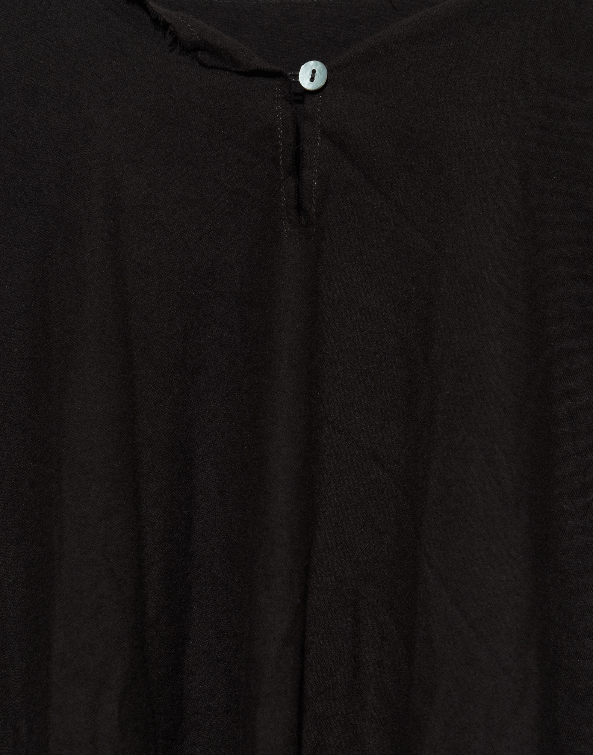 Bitter Chocolate Cotton Flannel Volume Top