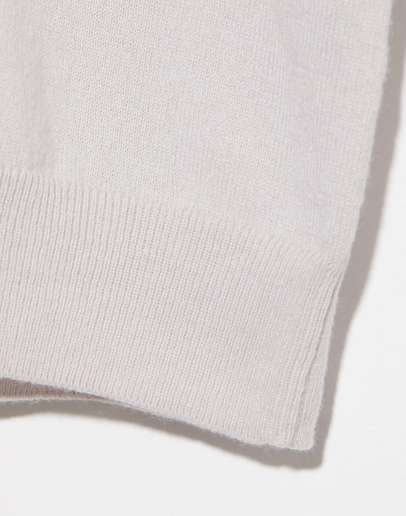 Snow Melt Grey Cashmere Moura Pullover