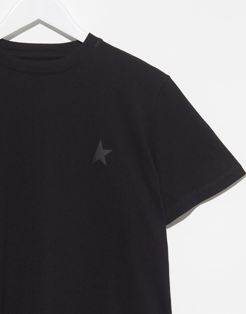 Black Cotton Black Star T-Shirt