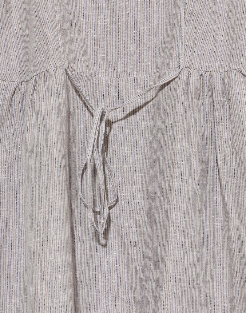 Haze Blue Linen Strap Dress