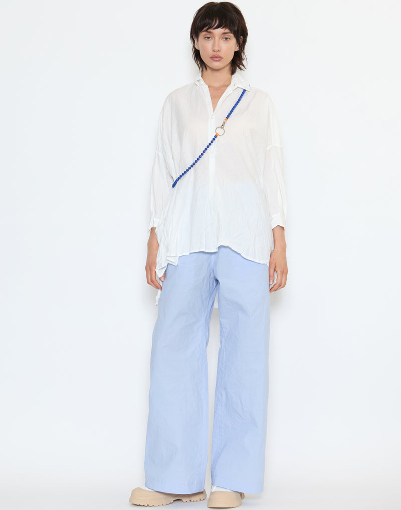 White Cotton More Lavata Top