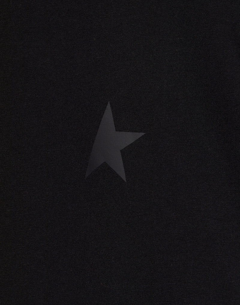 Black Cotton Black Star T-Shirt