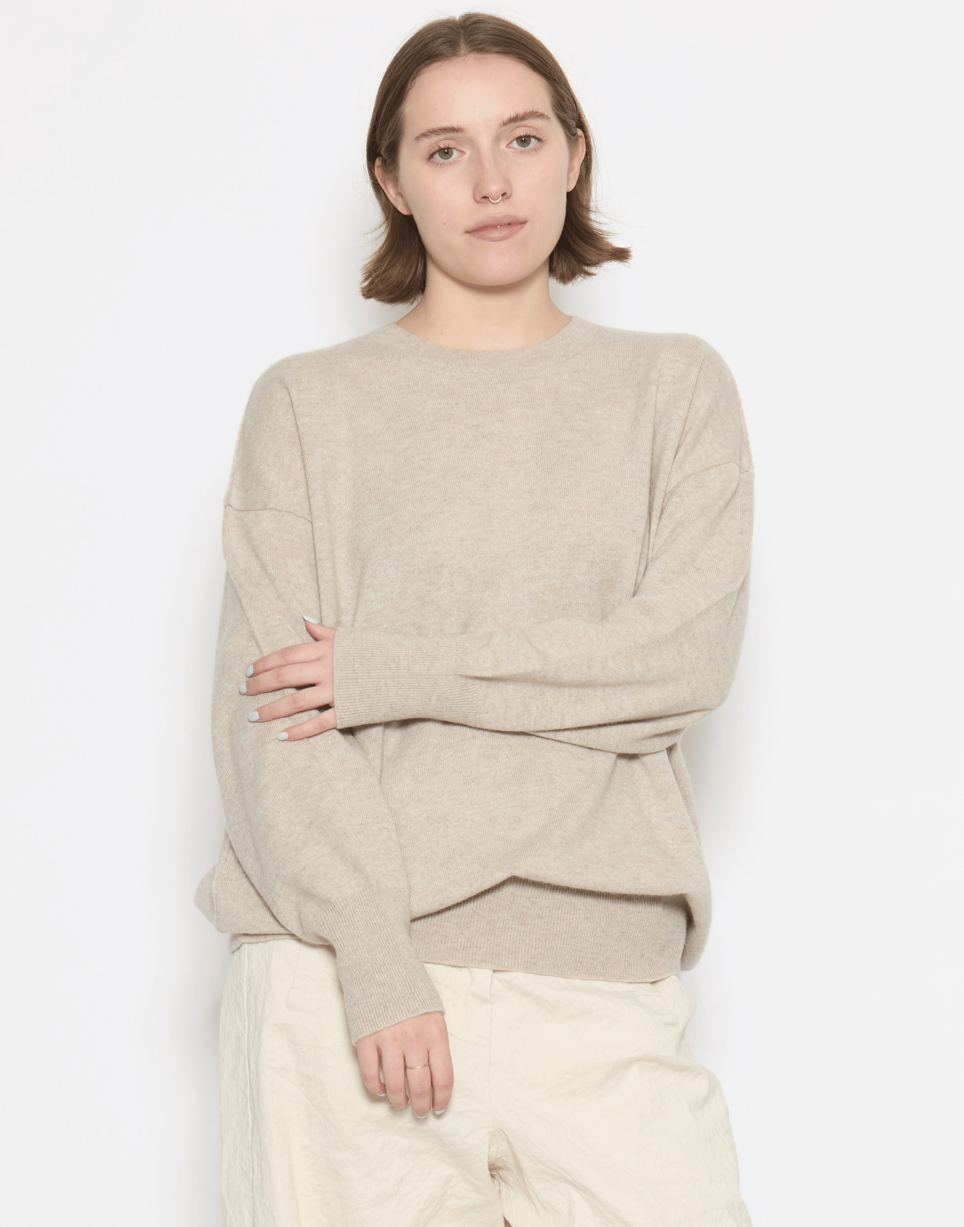 Feather Cashmere Borte Pullover
