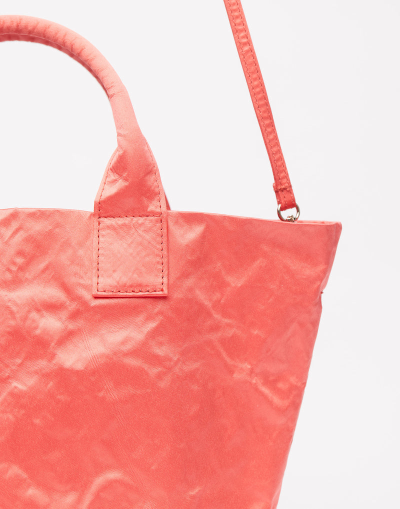 Watermelon Pink Satin Basketino Bag