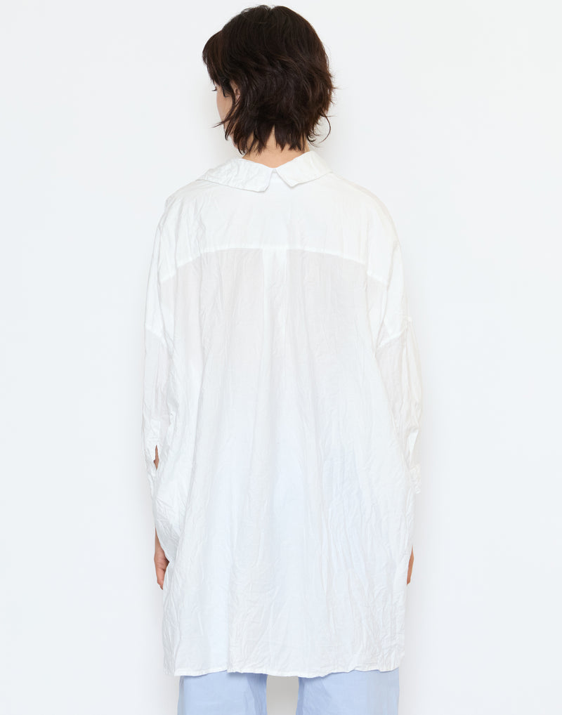 White Cotton More Lavata Top