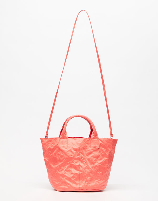 Watermelon Pink Satin Basketino Bag