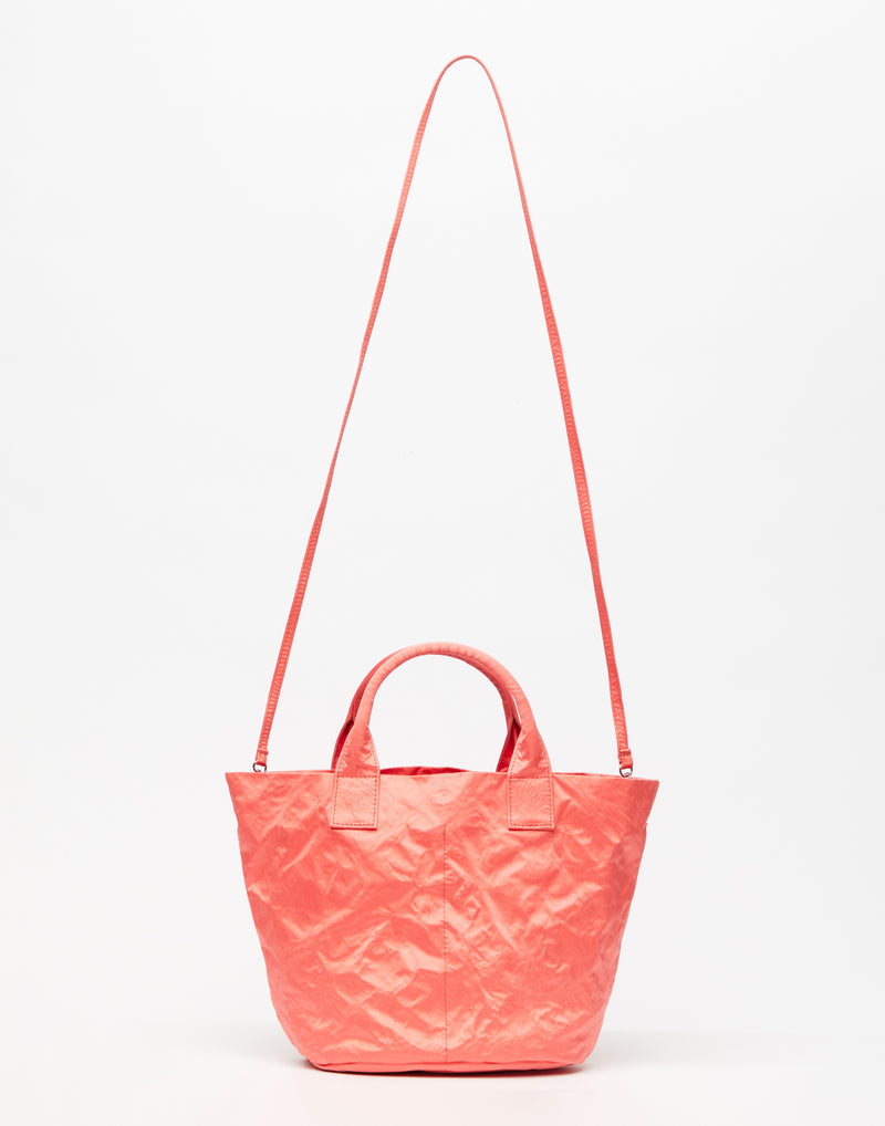 Watermelon Pink Satin Basketino Bag