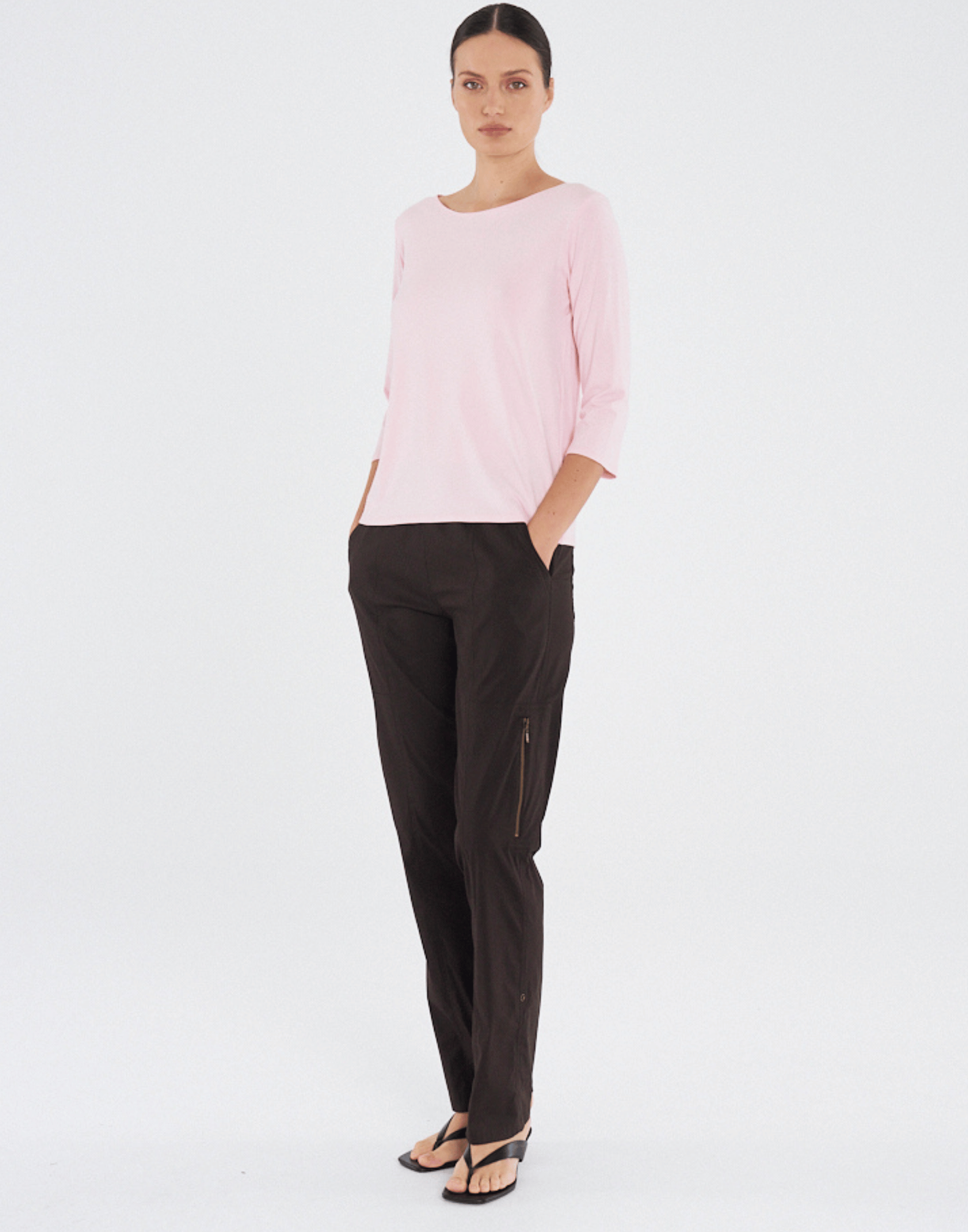 Fudge Cotton Blend Zip Cargo Pants