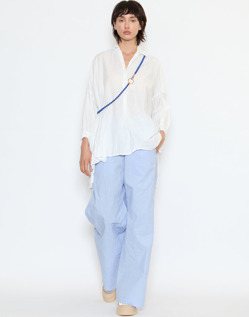 White Cotton More Lavata Top
