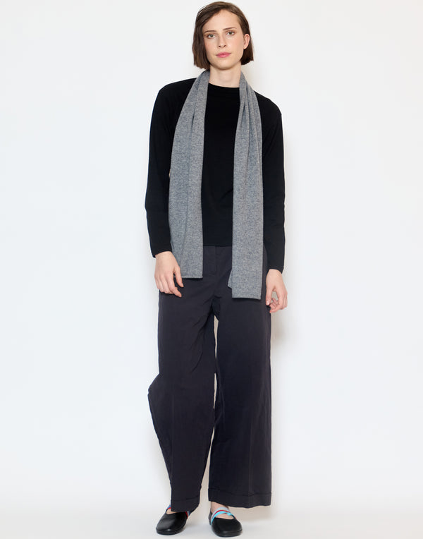 Mid Grey Cashmere Everyday Scarf