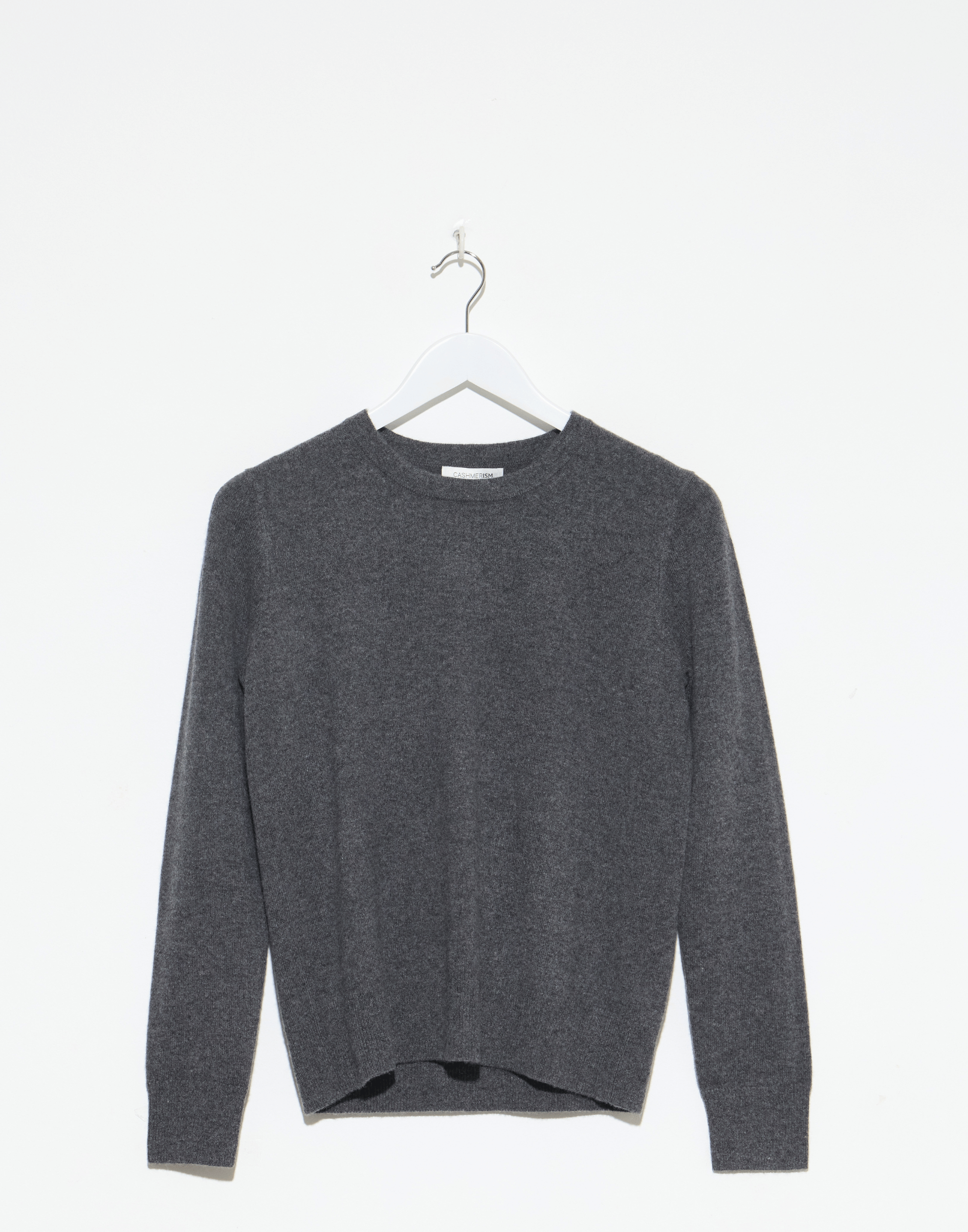 Dark Grey Cashmere Essential Pullover