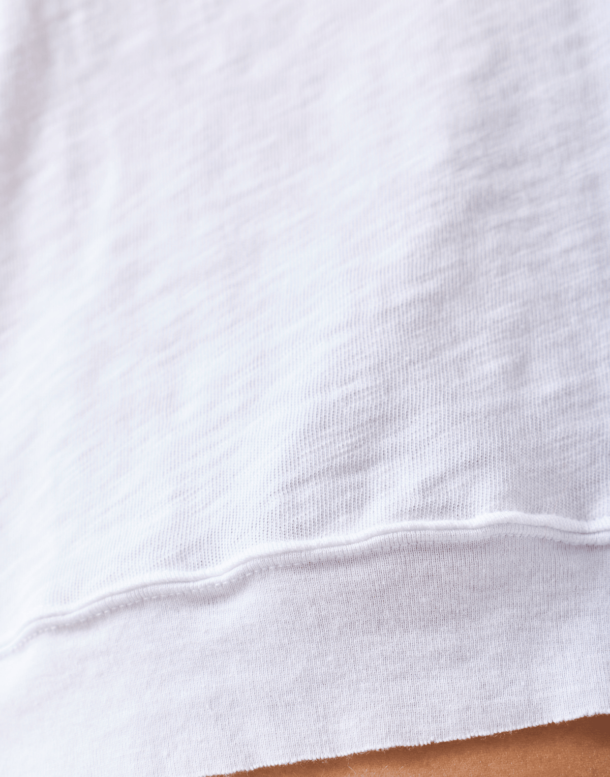 White Cotton Sonoma Sweatshirt