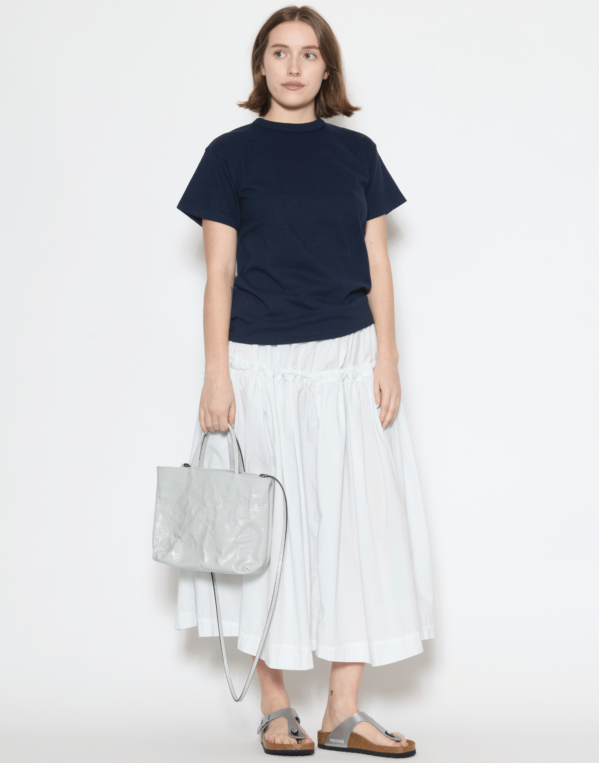 Ash Cotton Frou Frou Skirt