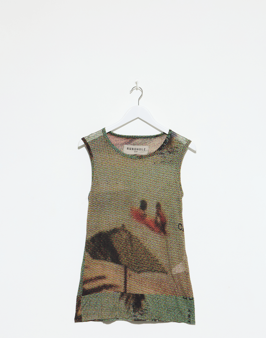 Bermuda Print Lyocell & Silk Top