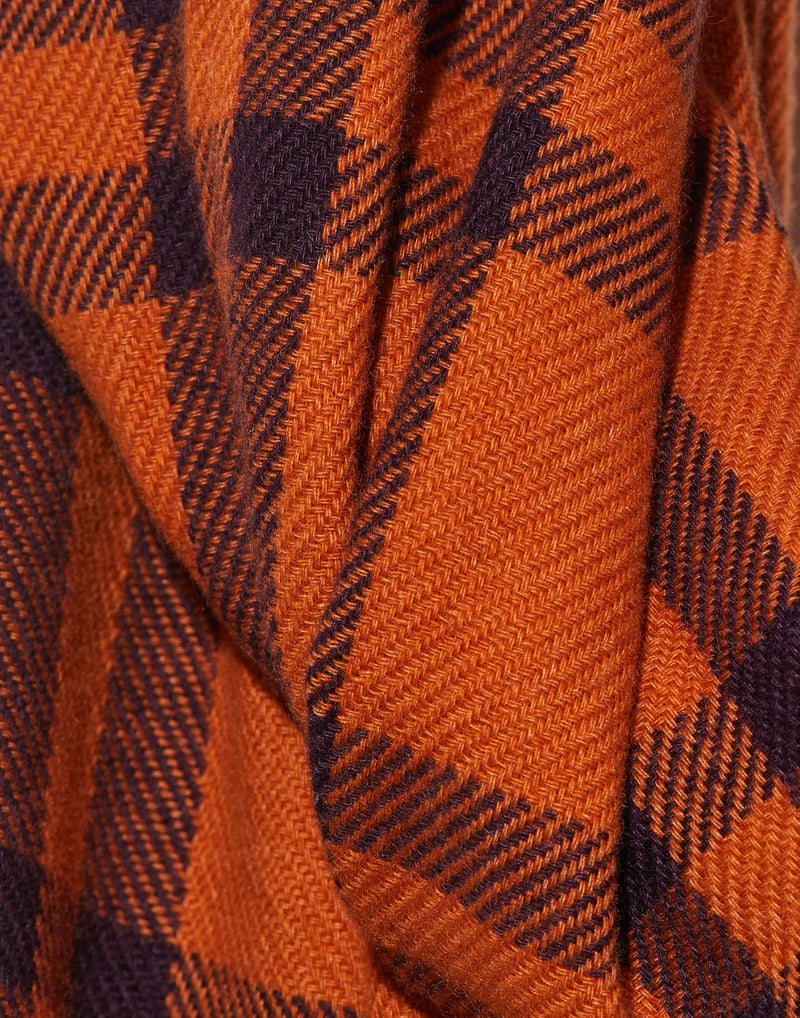 Orange & Fig Cashmere Nara Shawl