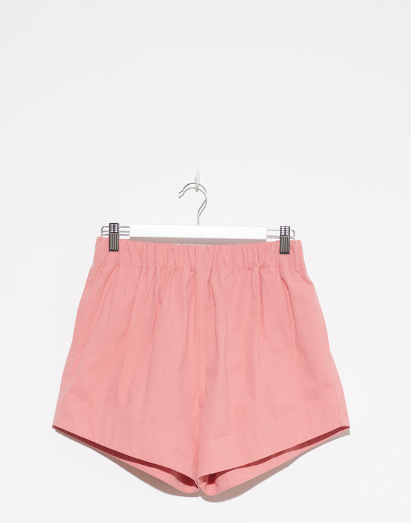 bassike-pink-pomelo-cotton-canvas-flared-shorts.jpeg