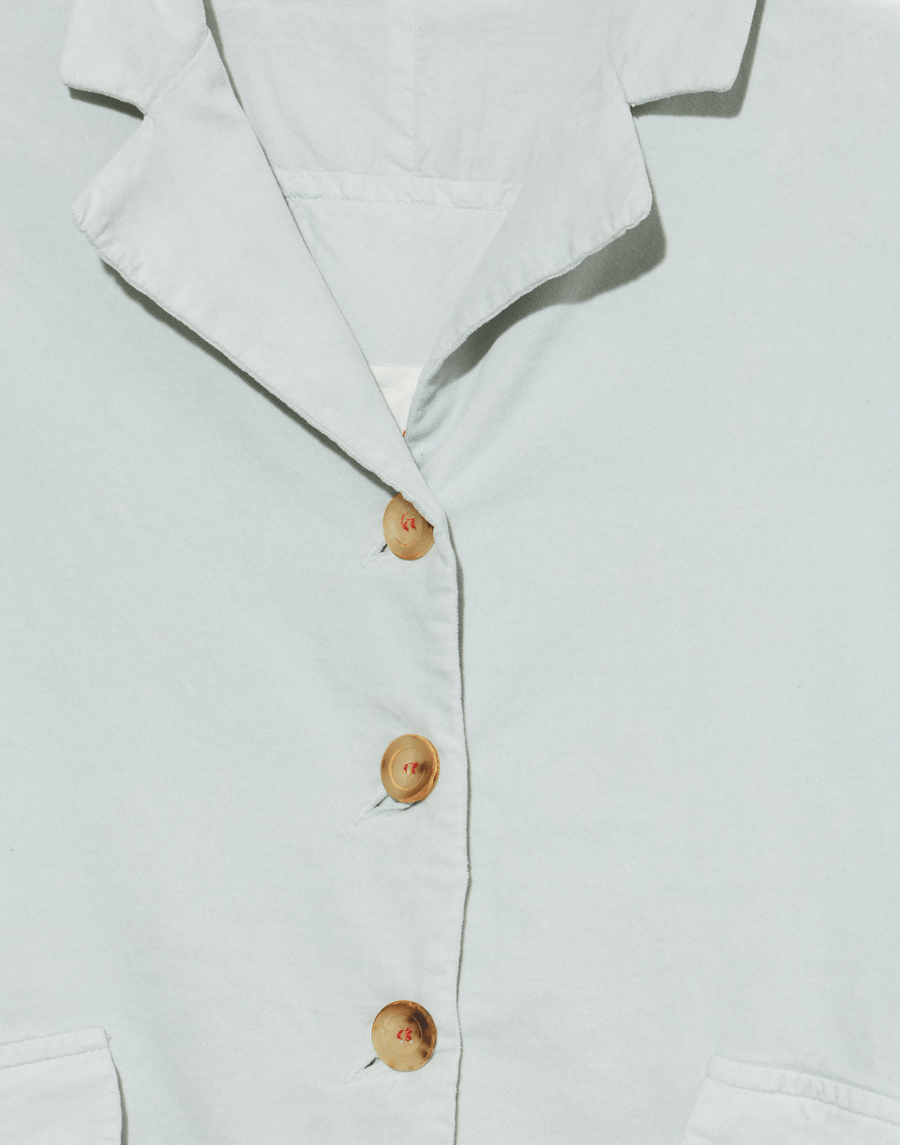 Pearl Cotton Velvet Viera Jacket