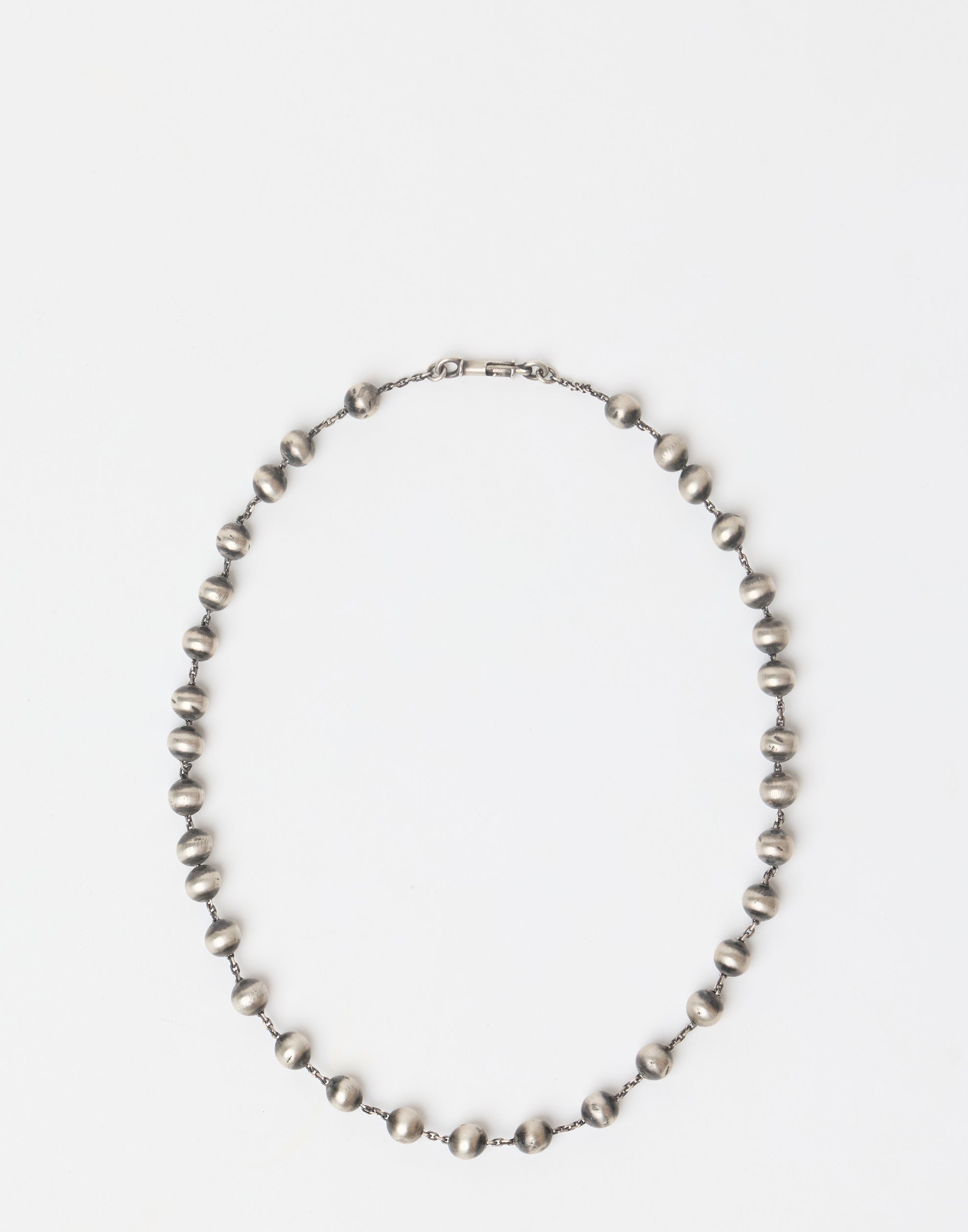 Silver Pearls Necklace