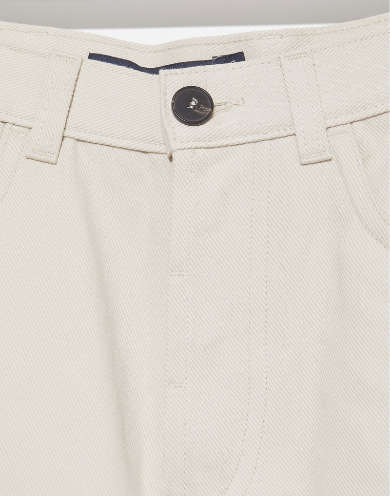 Pearl Cotton 5-Pocket Peggy Jeans
