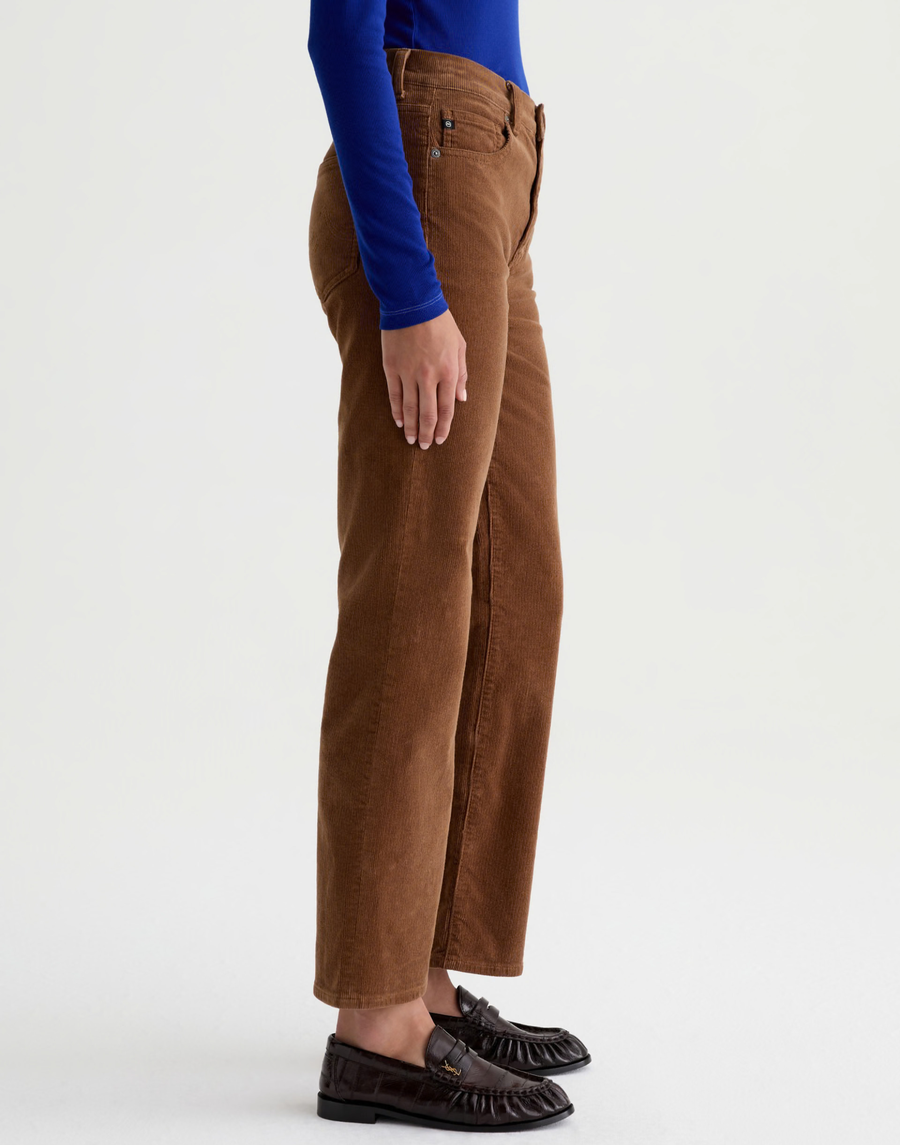 Bronze Beat Mid-Rise Brinley Corduroy Pants
