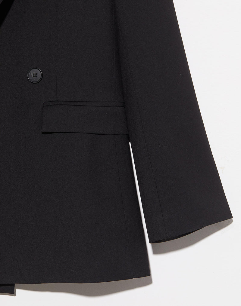 Black Wool Blend Clara Blazer