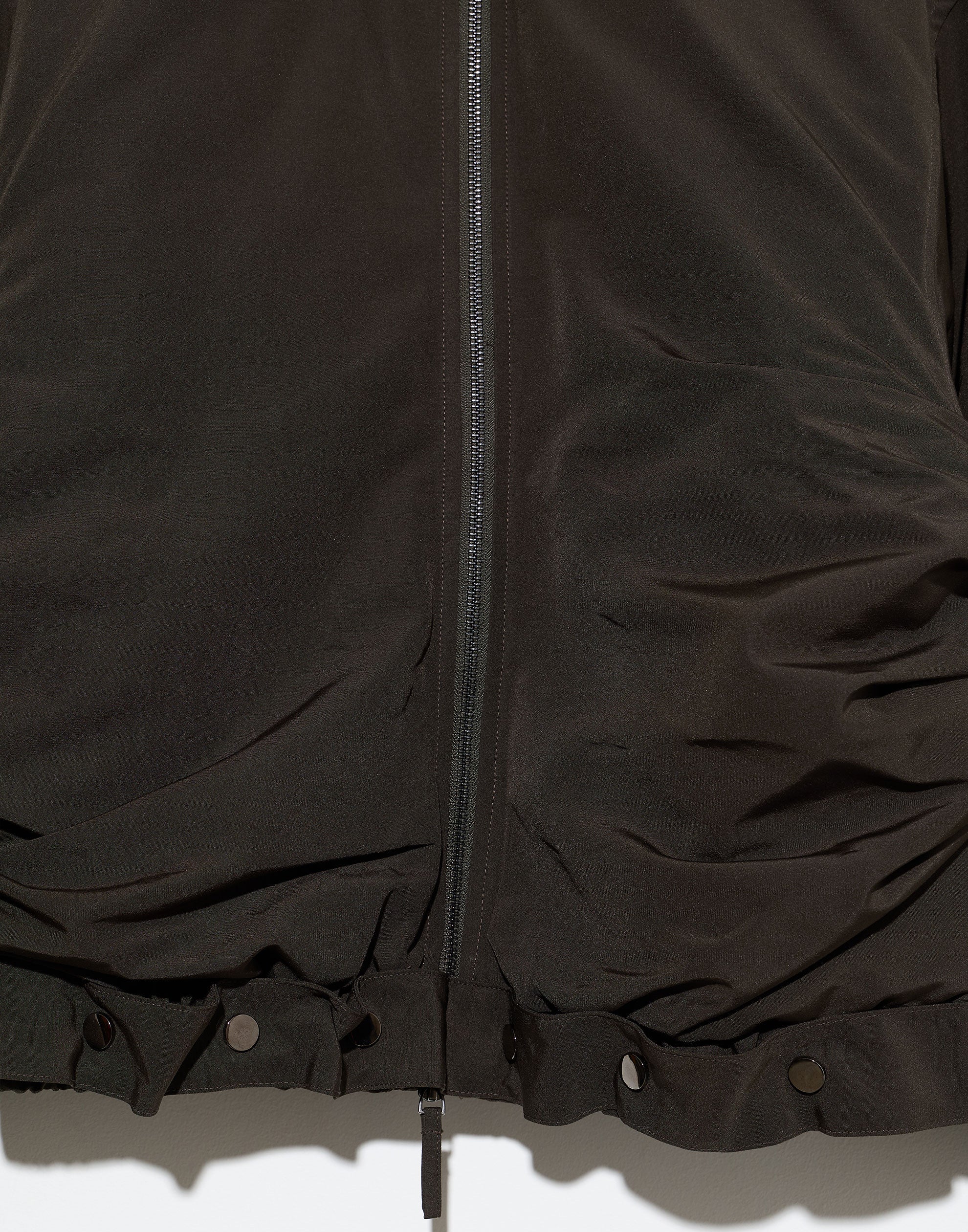Dark Chocolate Press Stud Jacket