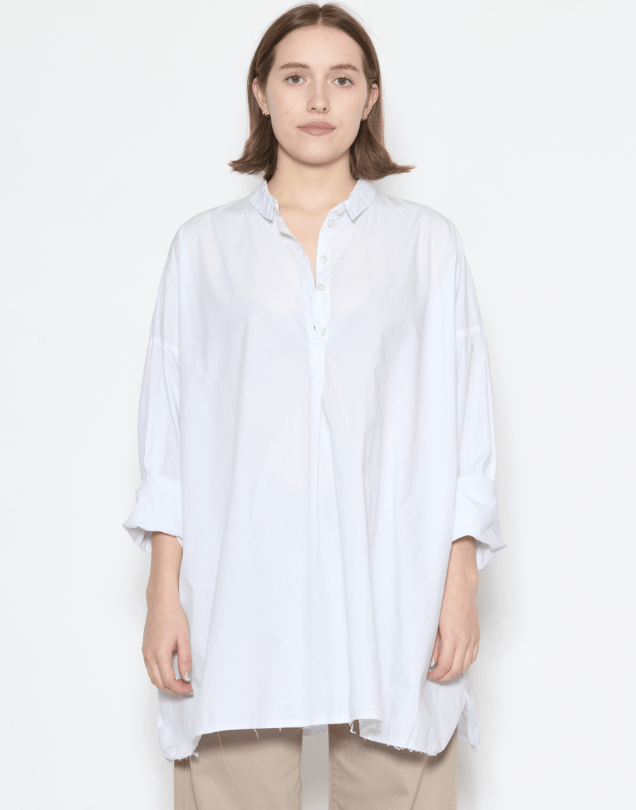 Ash Cotton Oversized Bigly Shirt
