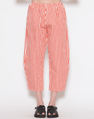 Poppy Stripe Cotton & Linen Trousers