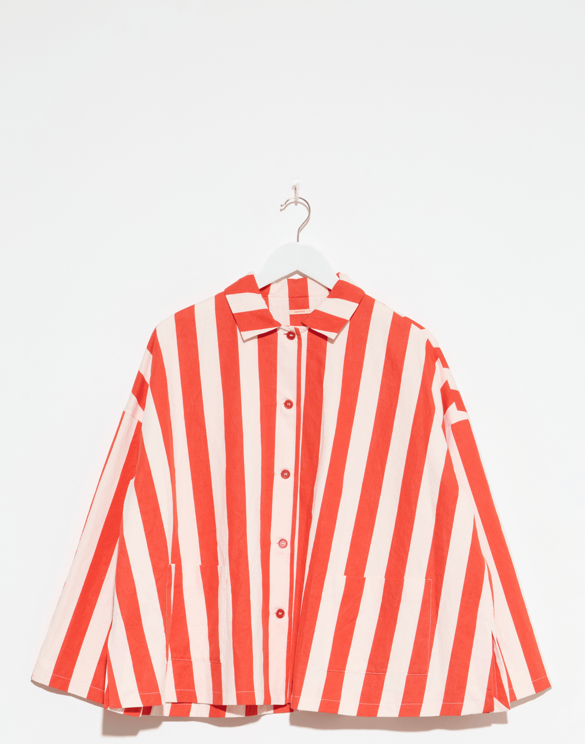Poppy Stripe Cotton & Linen Jacket