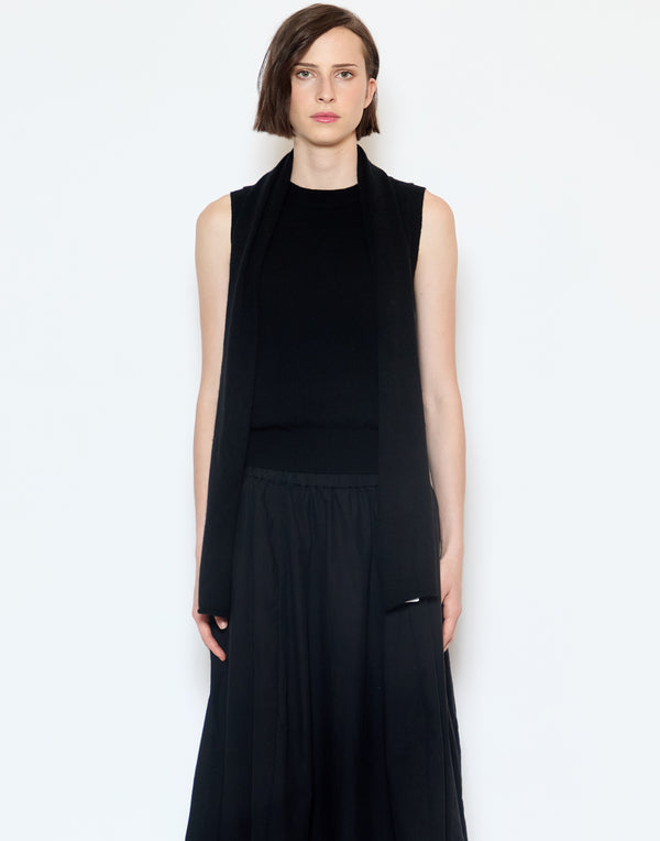 Black Cashmere Everyday Scarf