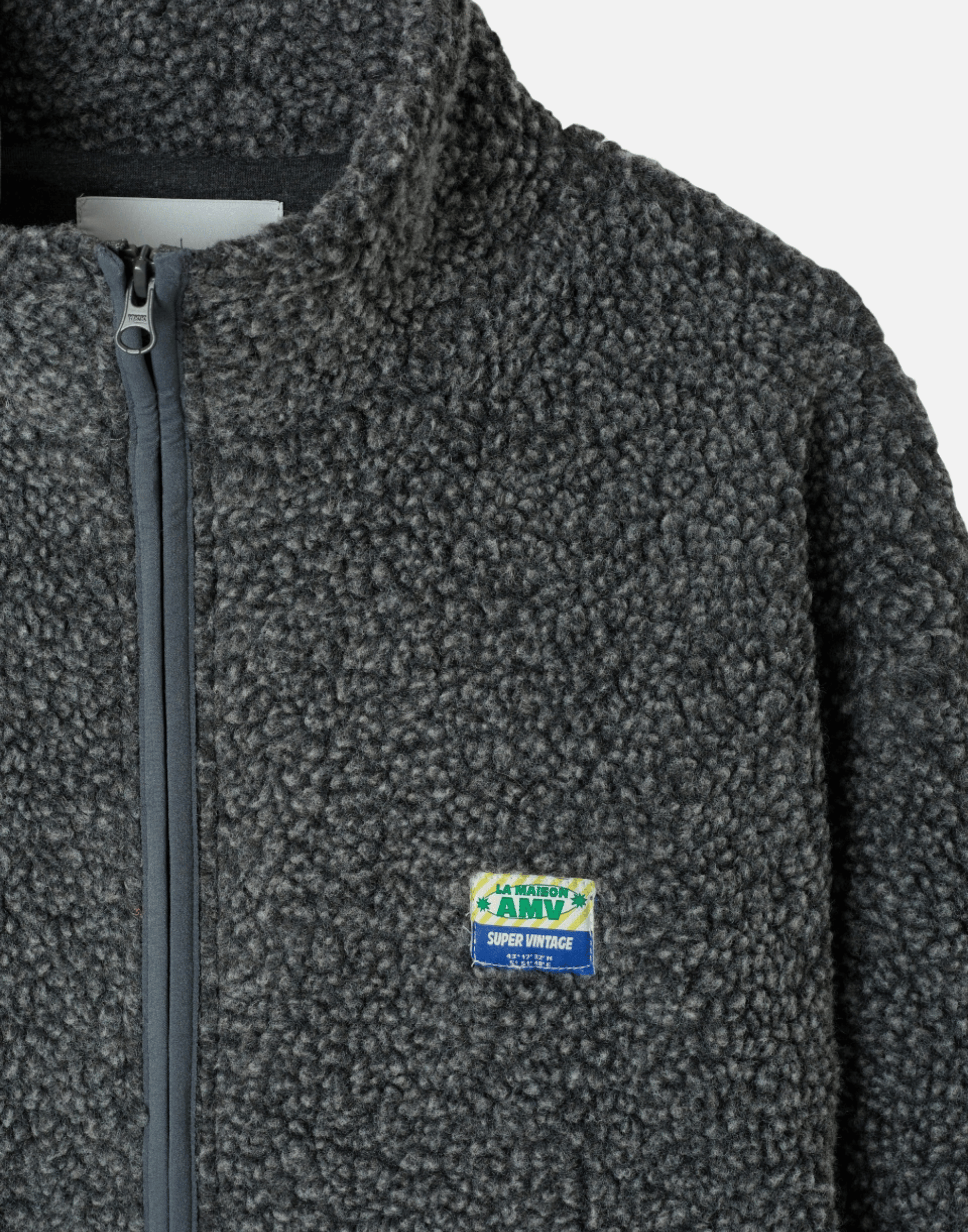 Charcoal Faux Shearling Hocktown Jacket