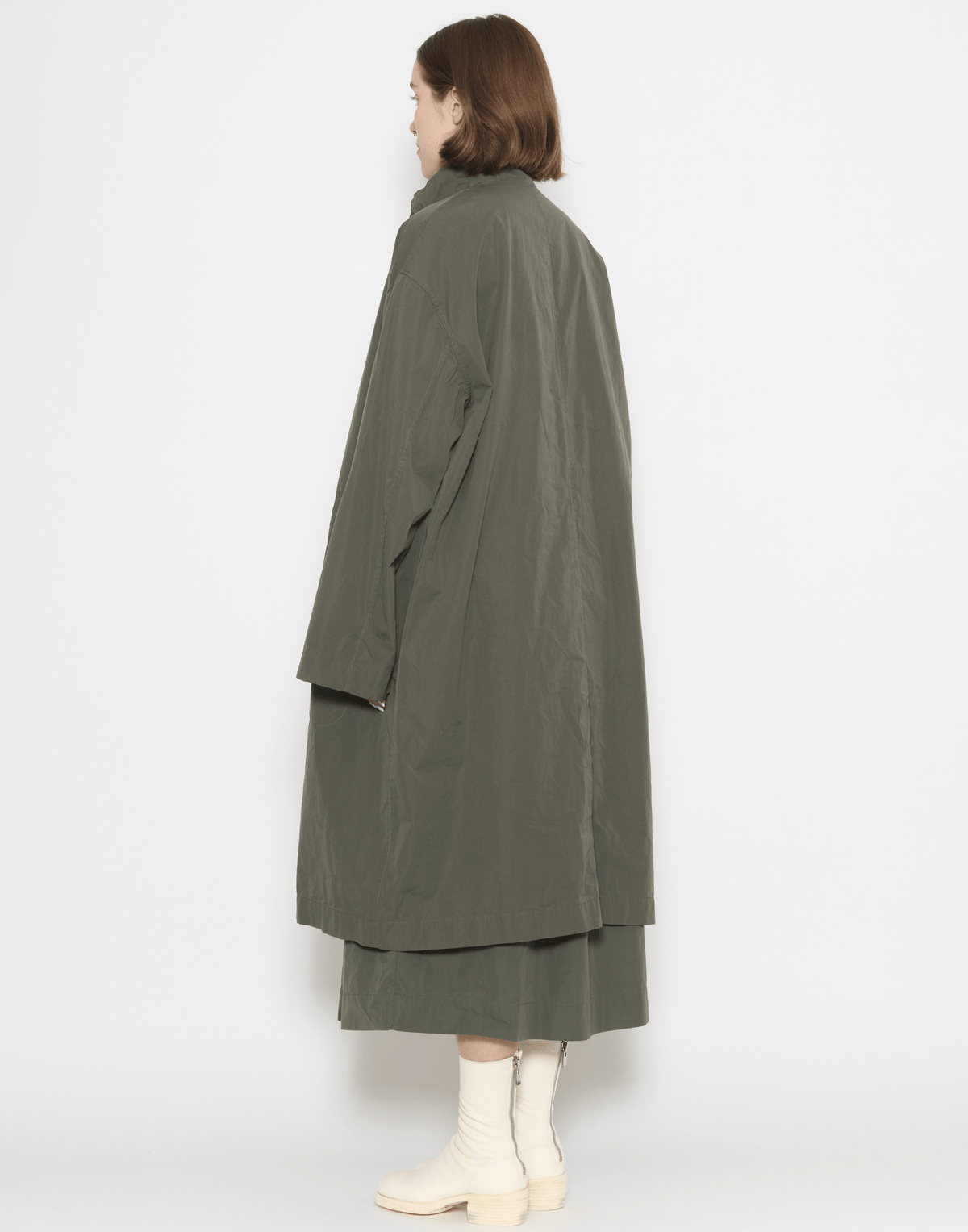 Wood Green Cotton Water-Repellent Alex Coat