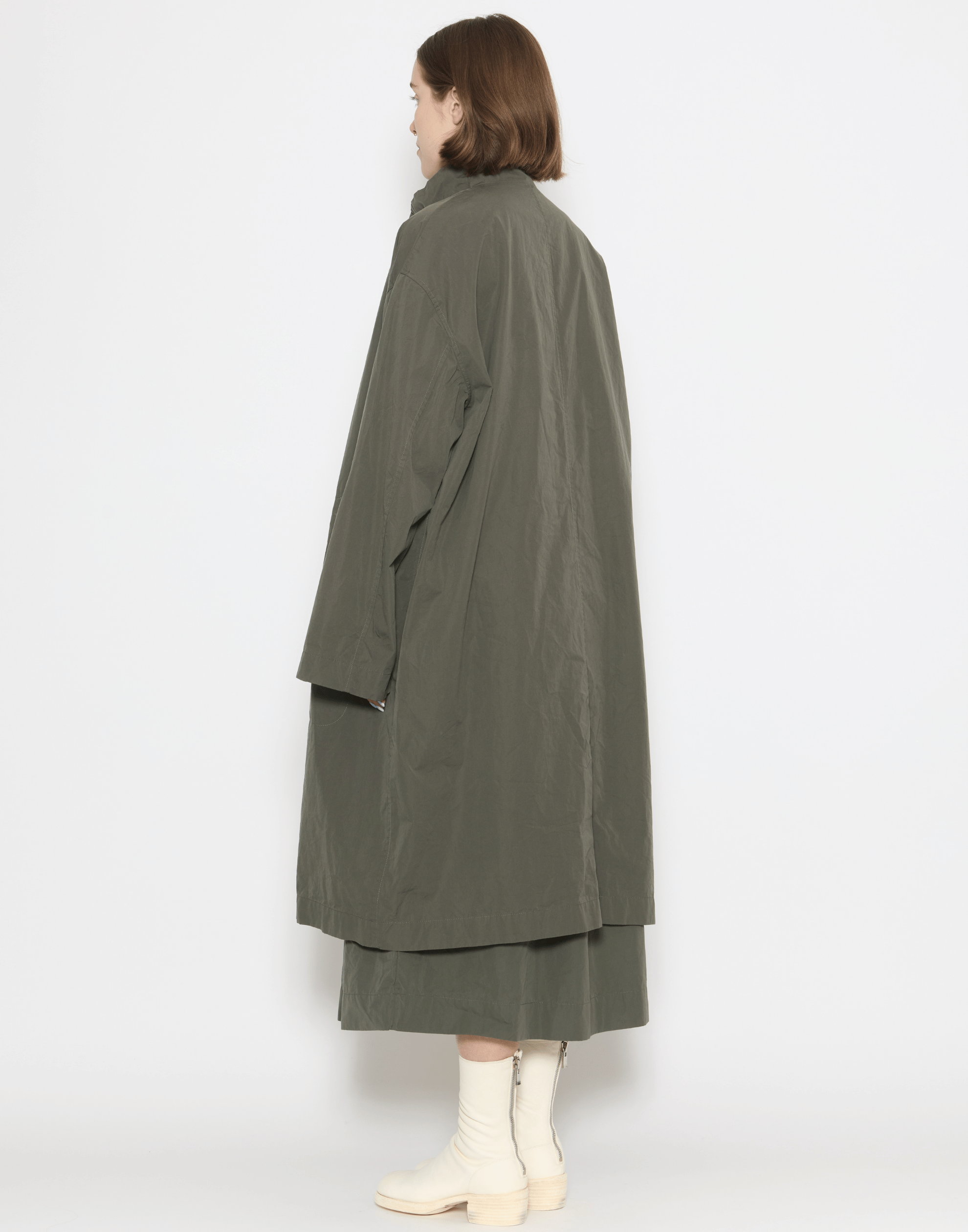 Wood Green Cotton Water-Repellent Alex Coat