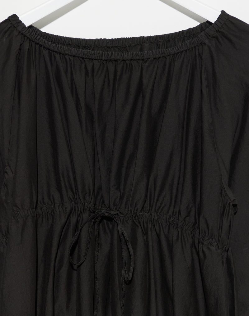 Black Cotton & Silk Yoyi Dress