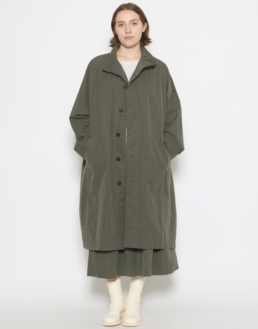 Wood Green Cotton Water-Repellent Alex Coat